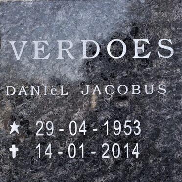 VERDOES Daniel Jacobus 1953-2014