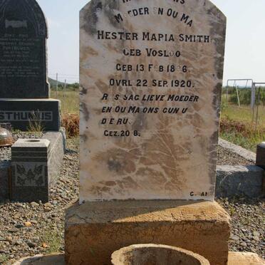 SMITH Hester Maria nee VOSLOO 1836-1920