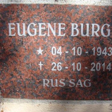BURGER Eugene 1943-2014