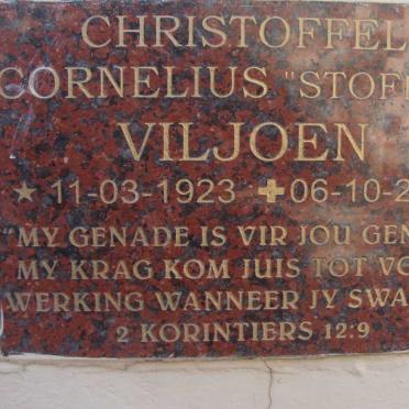 VILJOEN Christoffel Cornelius 1923-2005