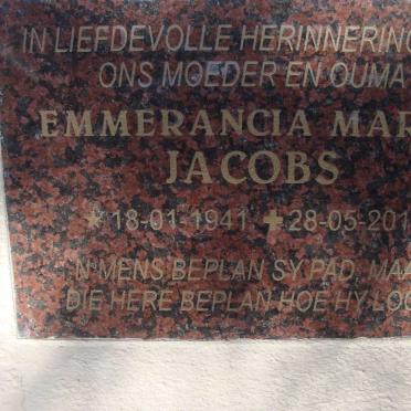 JACOBS Emmerancia Maria 1941-2011