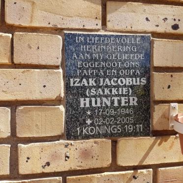 HUNTER Izak Jacobus 1946-2005