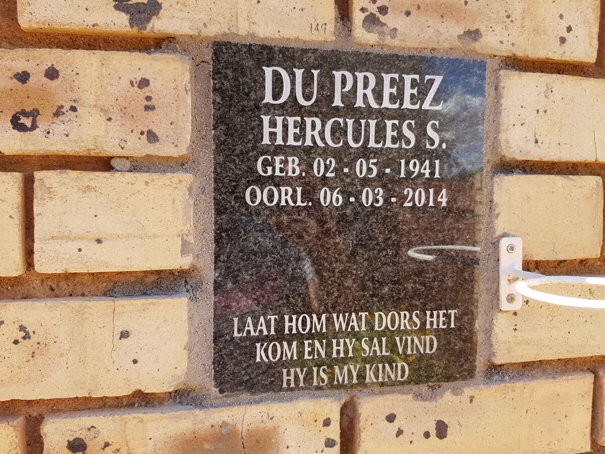 PREEZ Hercules S., du 1941-2014