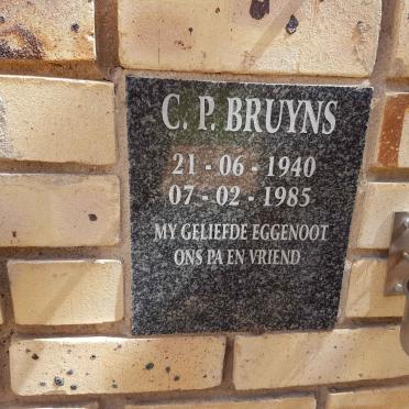 BRUYNS C.P. 1940-1985