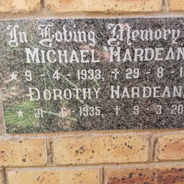 HARDEAN Michael 1933-1995 &amp; Dorothy 1935-2003