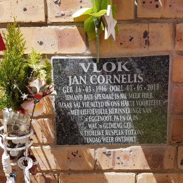 VLOK Jan Cornelis 1946-2015