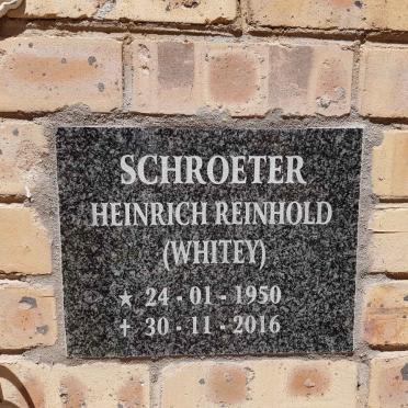 SCHROETER Heinrich Reinhold 1950-2016