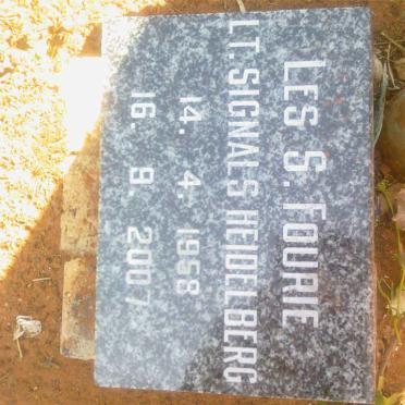 FOURIE Les S. 1958-2007