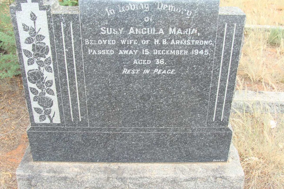 ARMSTRONG Susy Angula Maria -1945