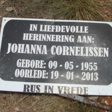 CORNELISSEN Johanna 1955-2013