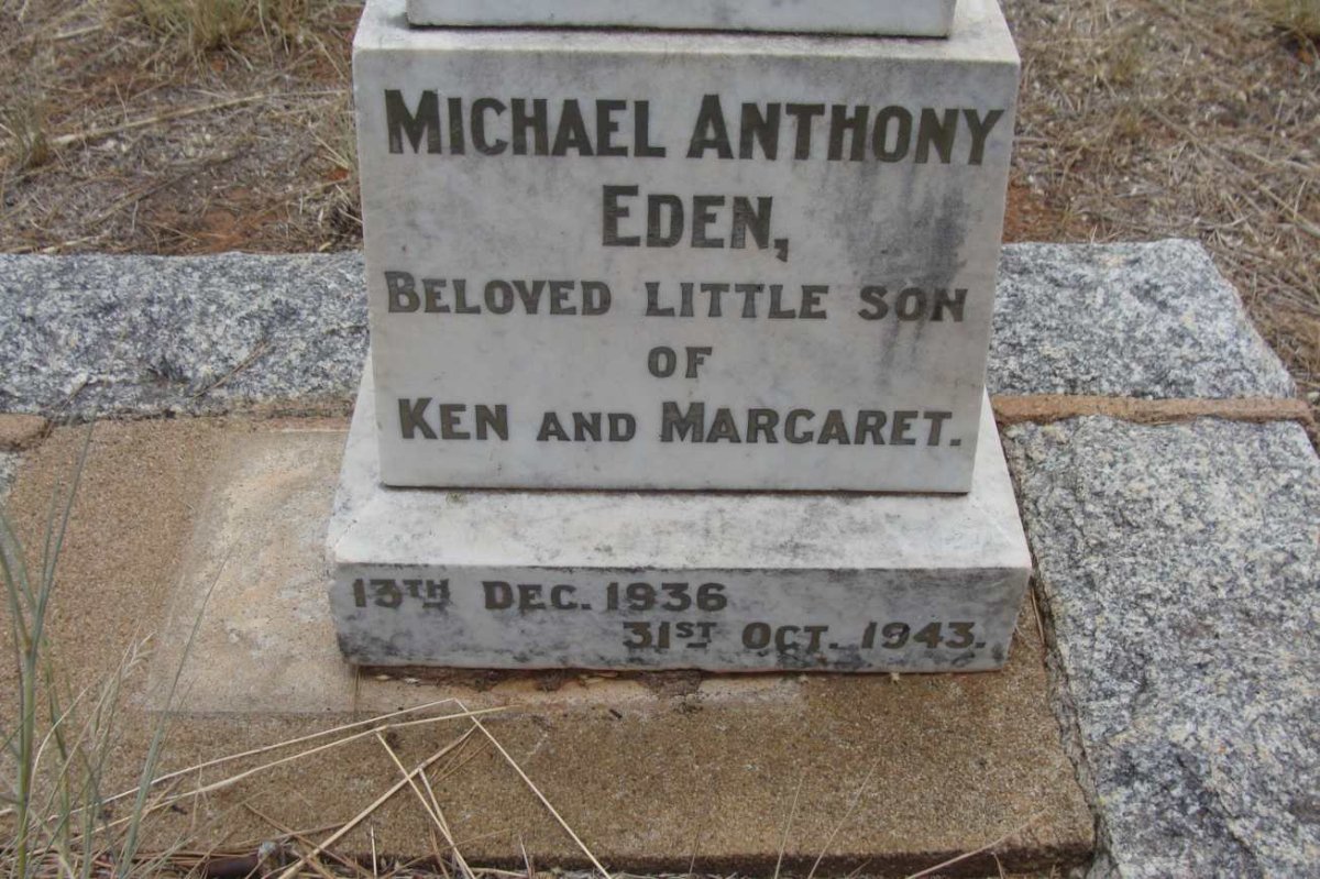 EDEN Michael Anthony 1936-1943