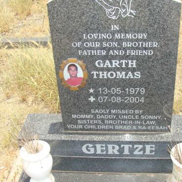GERTZE Garth Thomas 1979-2004