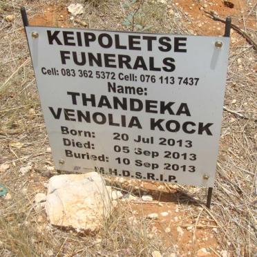 KOCK Thandeka Venolia 1913-1913