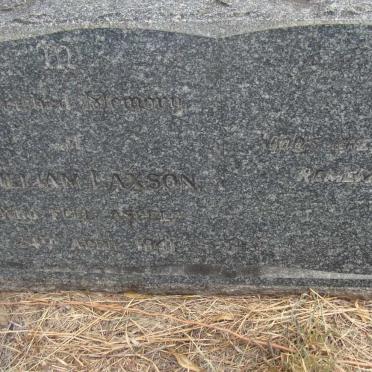 LAXSON William -1941