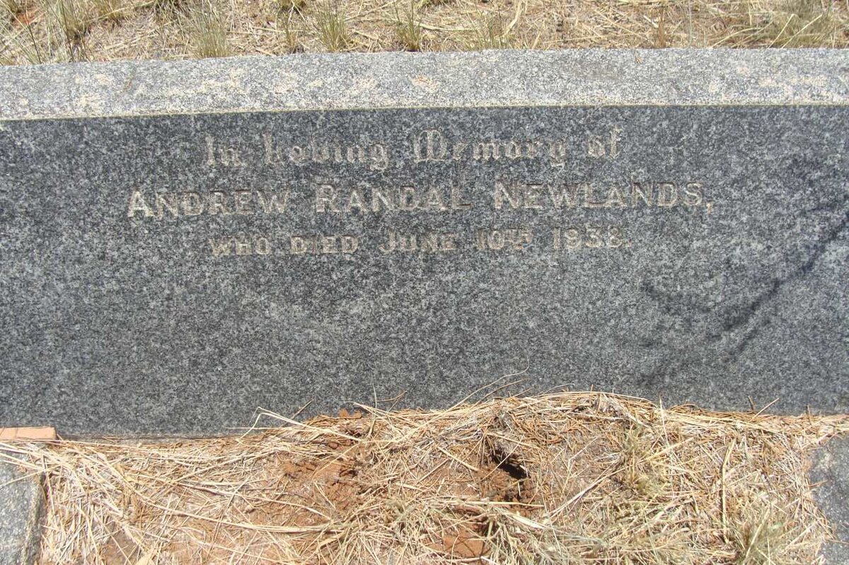 NEWLANDS Andrew Randal -1938