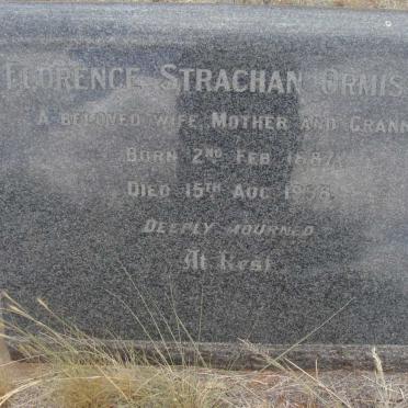 ORMISTON Florence Strachan 1887-1958