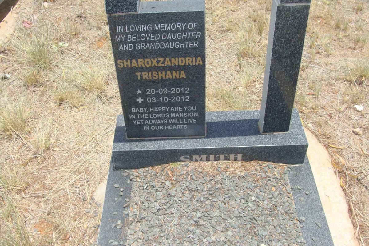 SMITH Sharoxzandria Trishana 2012-2012