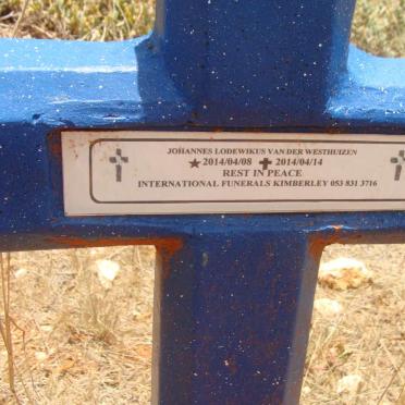 WESTHUIZEN Johannes Lodewikus, van der 1914-1914