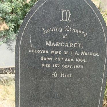WALDEK Margaret 1864-1923
