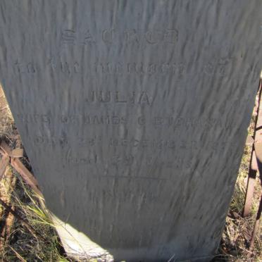 BUCHANAN Julia -187? 