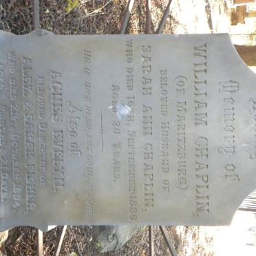 CHAPLIN William -1886 :: FISHER Agnes Evelyn -1894