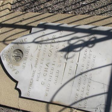 CATOR Catherine Johanna Ernestine -1876 