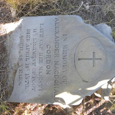 GORDON Alexander MacDonald -1873