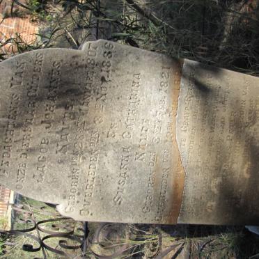 NAUDE Jacob Johannes 1807-1886 &amp; Susanna Catharina 1821-1882 :: NAUDE Francis Peter 1885-1886 