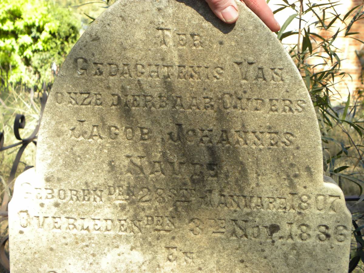 NAUDE Jacob Johannes 1807-1886