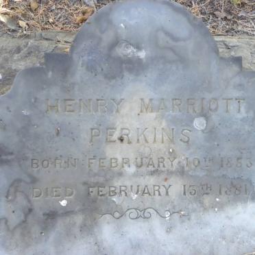 PERKINS Henry Marriott 1853-1881