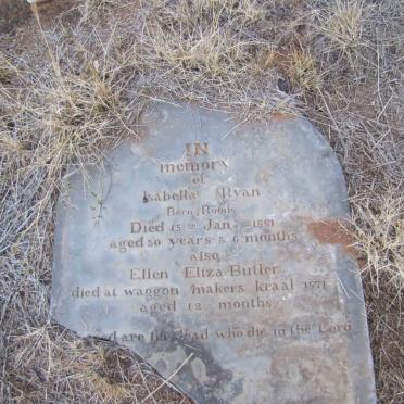 RYAN Isabella nee ROBUS  -1881 :: BUTLER Elien Eliza -1871