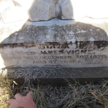 VIGNE James Talbot -1955 &amp; Eliza -1876