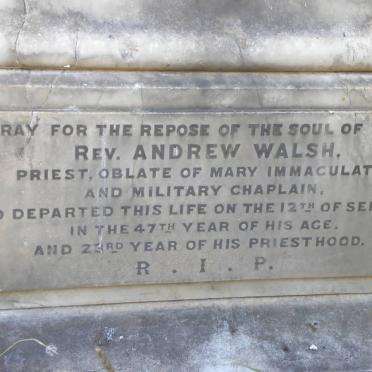 WALSH Andrew -1885