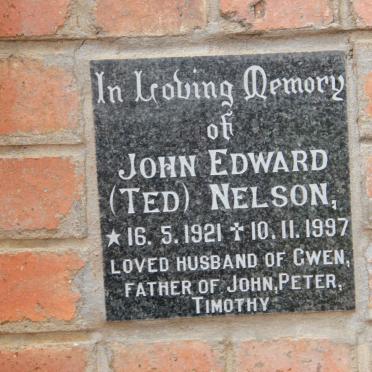 NELSON John Edward 1921-1997