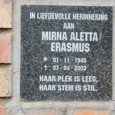 ERASMUS Mirna Aletta 1940-2003