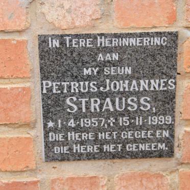 STRAUSS Petrus Johannes 1957-1999