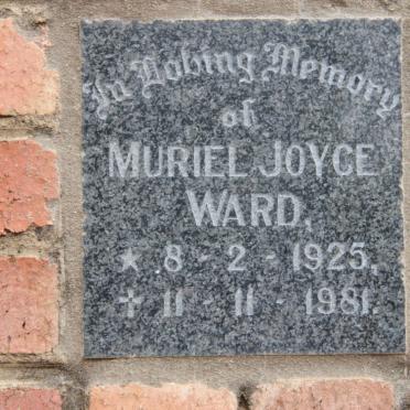 WARD Muriel Joyce 1925-1981