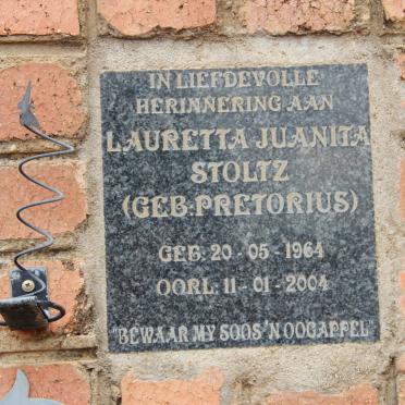 STOLTZ Lauretta Juanita nee PRETORIUS 1964-2004
