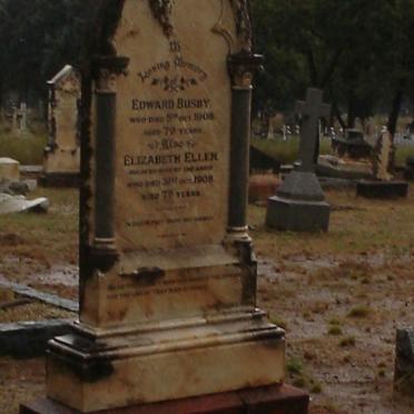 BUSBY Edward -1908 &amp; Elizabeth Ellen -1908