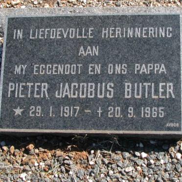 BUTLER Pieter Jacobus 1917-1965