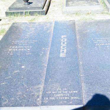 FOUCHE Francois Waldeck 191?-200? &amp; Johanna 1911-