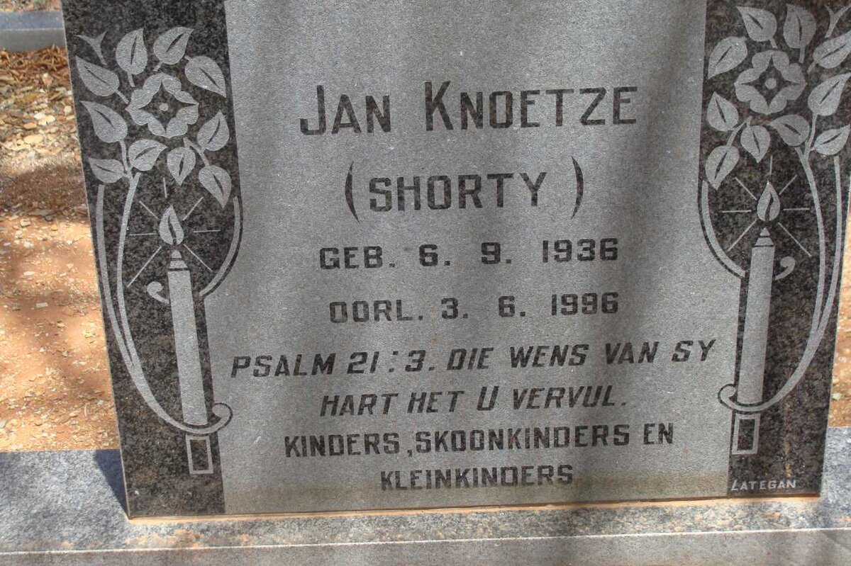 KNOETZE Jan 1936-1996