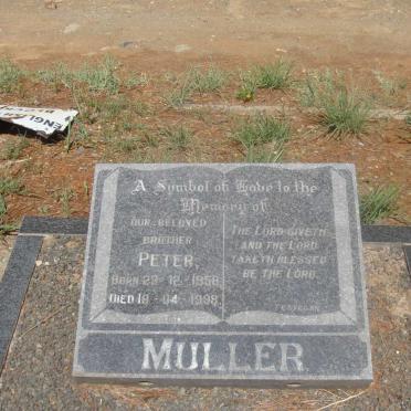 MULLER Peter 1958-1998