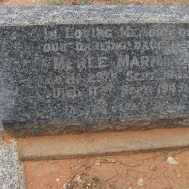 MARNITZ Merle 19??-1943