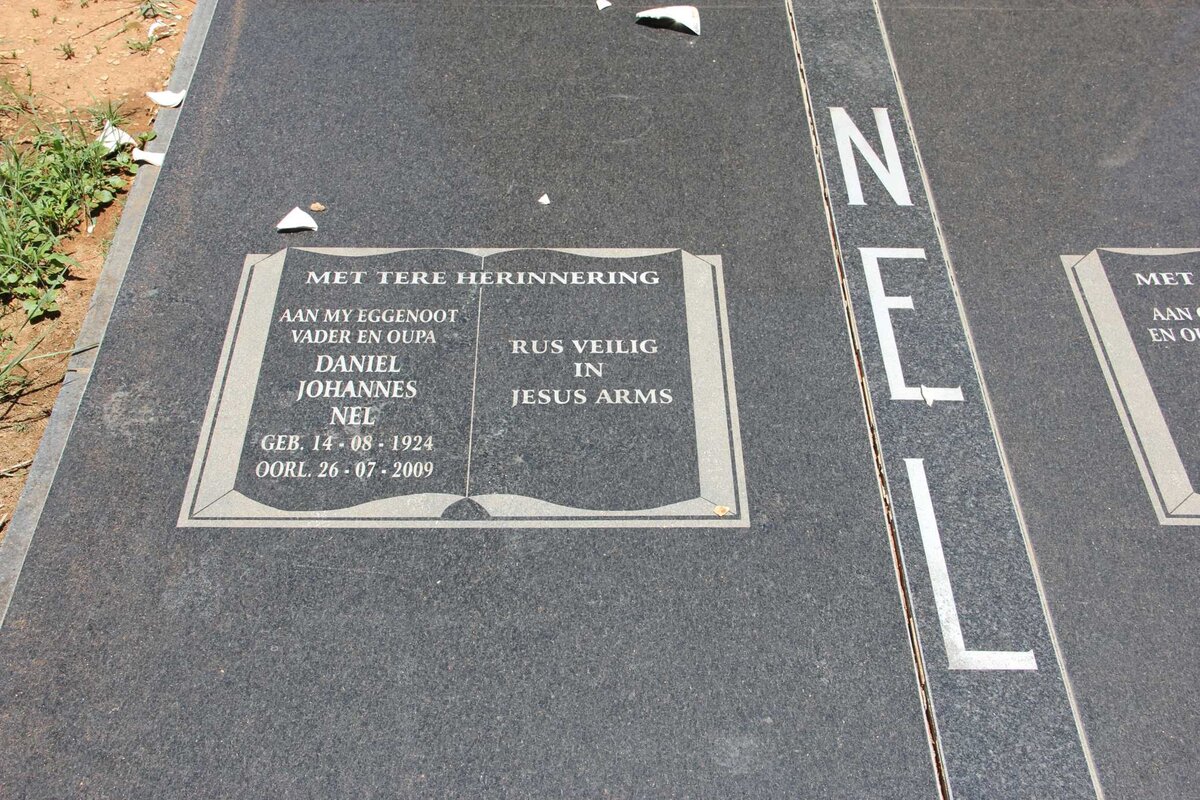 NEL Daniel Johannes 1924-2009 &amp; Maitha Jacobus 1930-