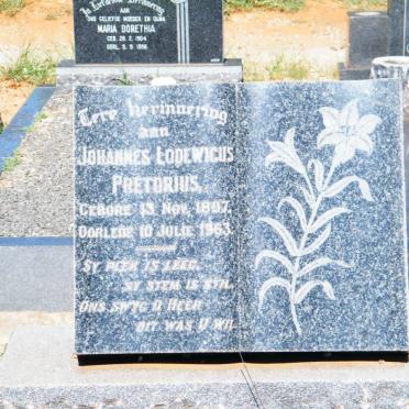 PRETORIUS Johannes Lodewicus 1897-1963