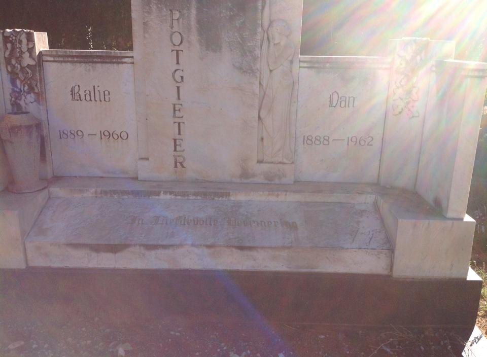 POTGIETER Daniel Enoch Esterine 1888-1962 &amp; Rachel Maria Catharina BARNARD 1889-1960