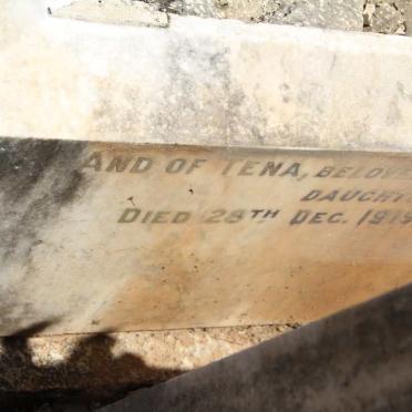 ALEXANDER Christena Urquhart 1866-1916 :: ALEXANDER Meta Isabella 1904-1905 :: SANDISON Tena nee ALEXANDER -1919