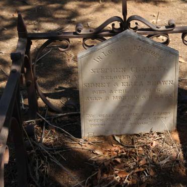 BROWN Stephen Charles -1886