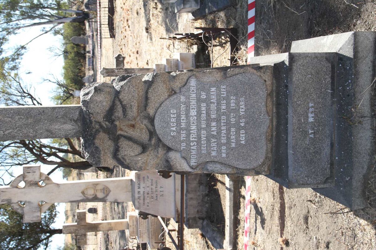 BERMINGHAM Thomas Francis  -1892